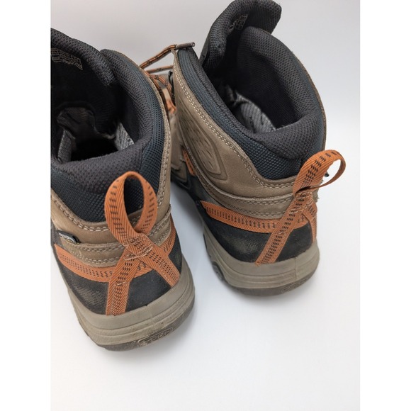 KEEN Targhee III Mid Waterproof Hiking Boots Mens 14 Brown Black 1030688 VG+ - Picture 6 of 13